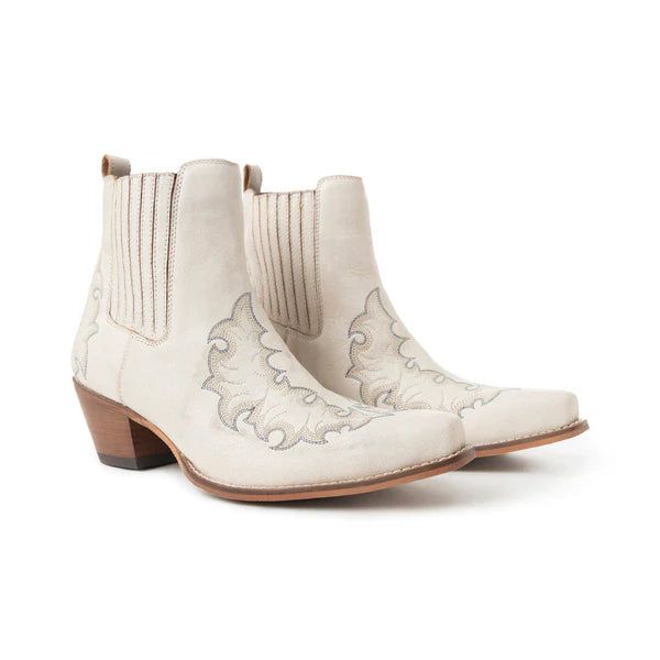 Myra Women's Dearling Ranch Booties- White