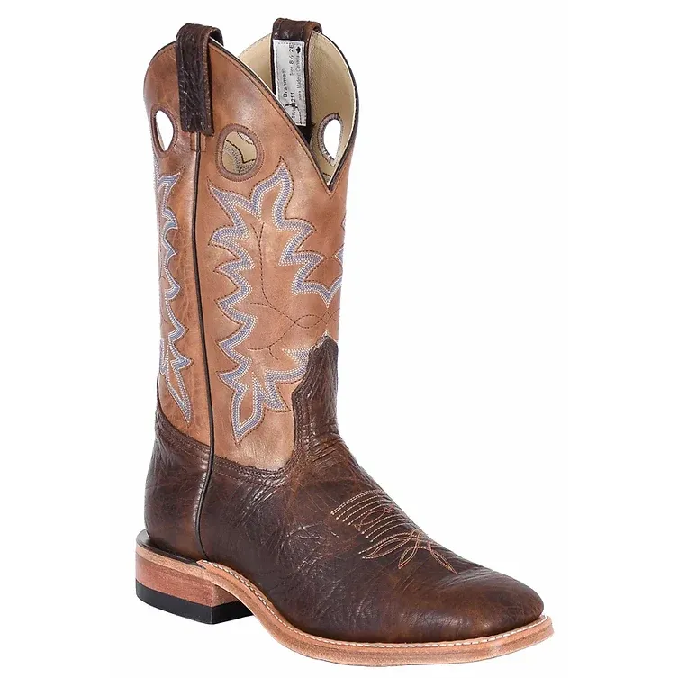 Canada West Men's Western Boot - Tan Bison Packer, Size: 7