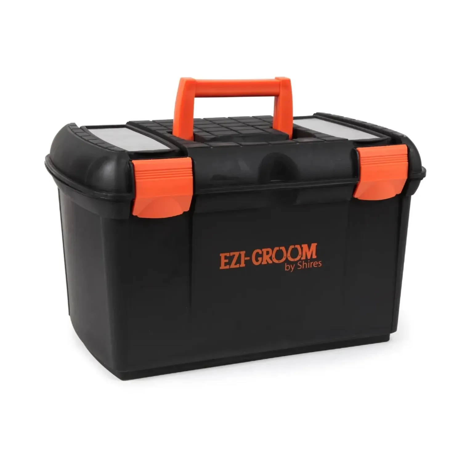 Shires EZI-GROOM 2-Tone Tack Box, Color: Black