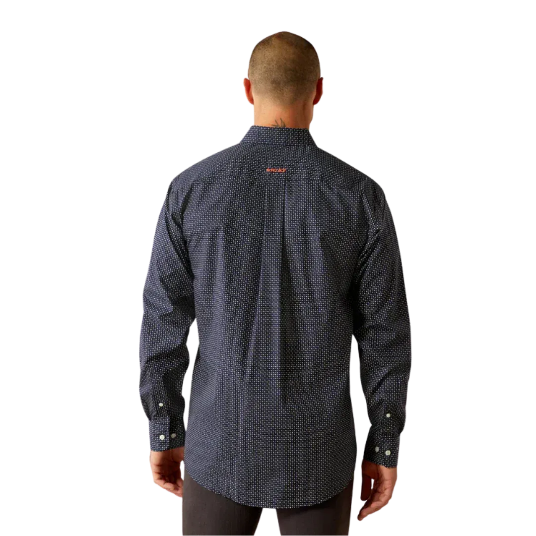 Ariat Men's Wrinkle Free Orrell Classic Fit Shirt - Navy
