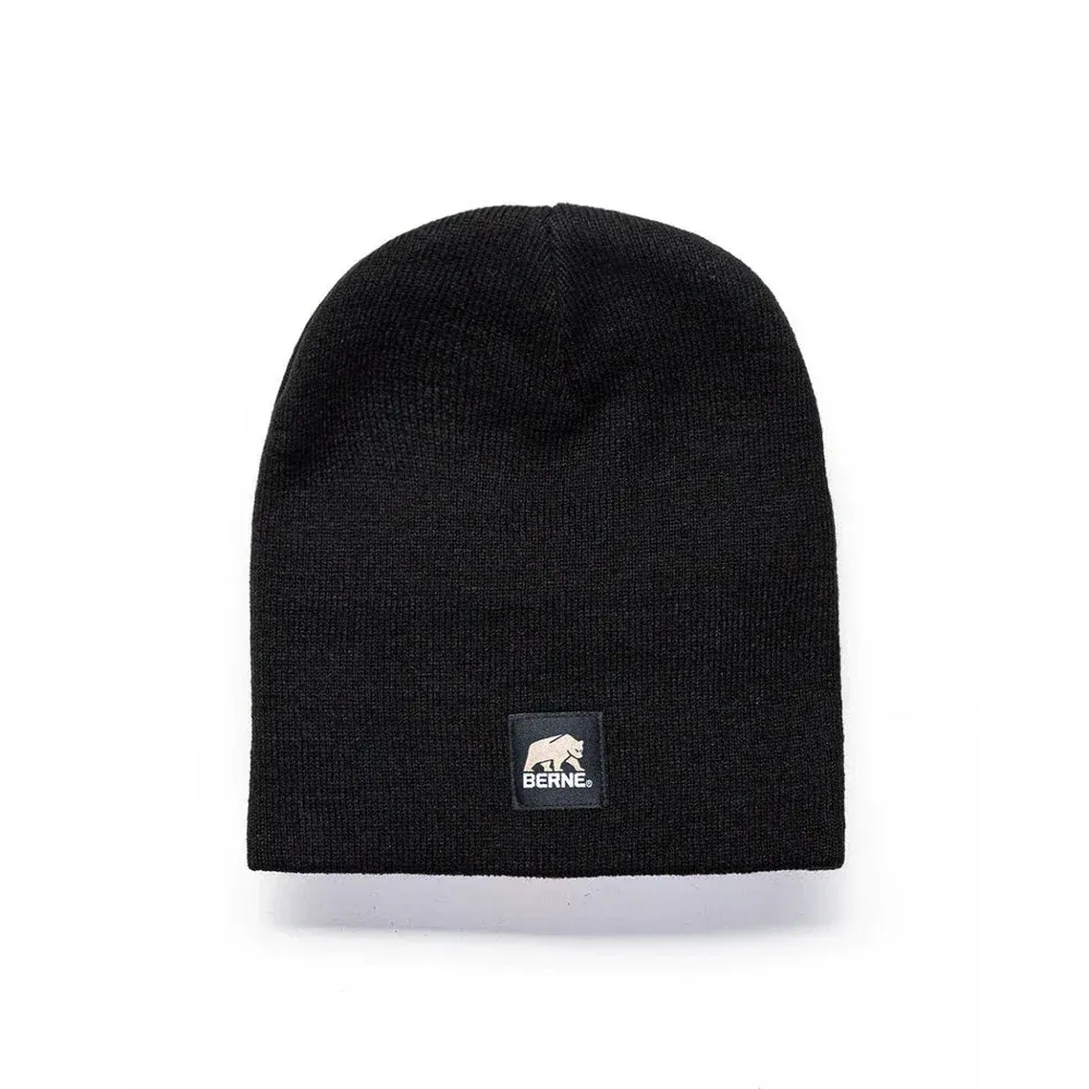 Berne Heritage Knit Beanie, Color: Black