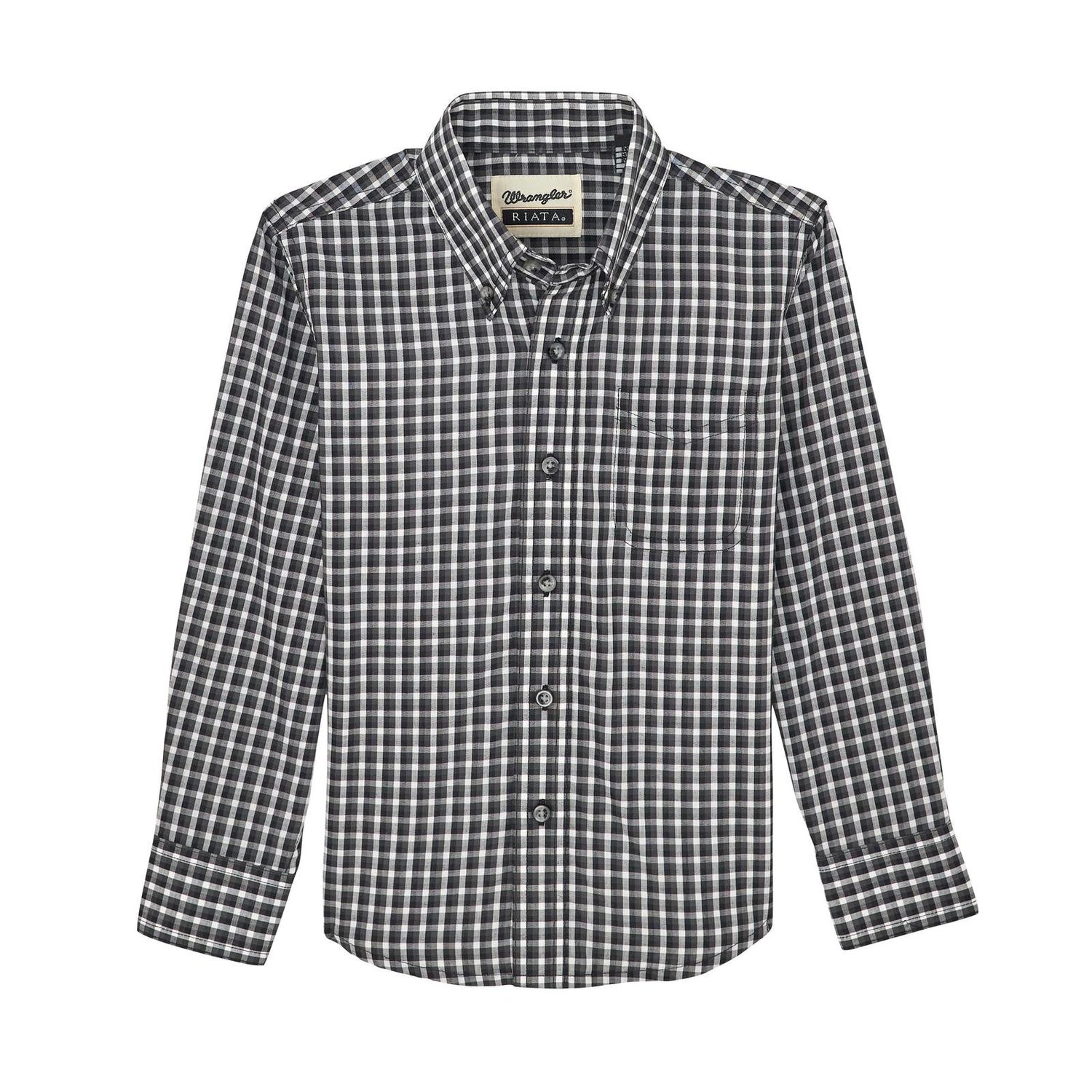 Wrangler Boy's Riata Long Sleeve Shirt - Multi