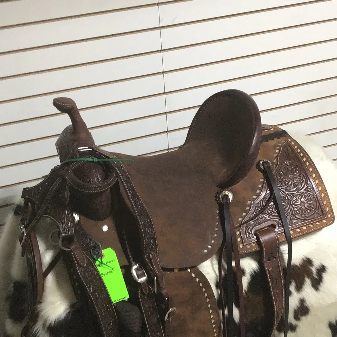 Stockyards Barrel Saddle