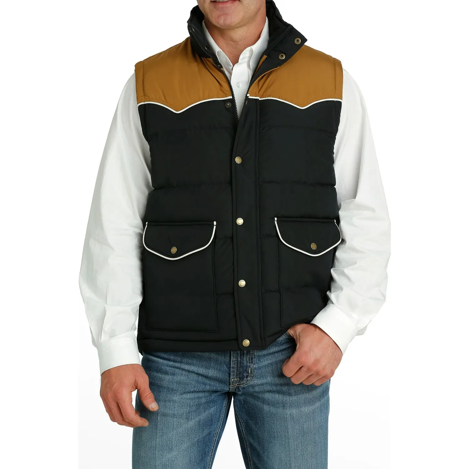 Cinch Men's Quilted Vest Black