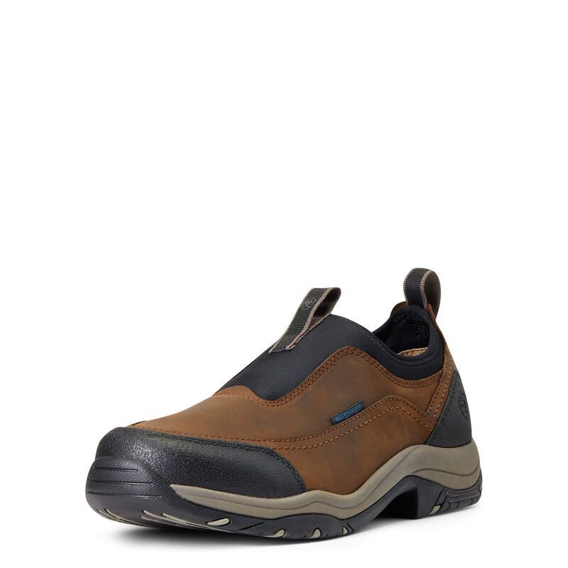 Ariat Men's Terrain Ease Waterproof Shoes - Oily Distressed Brown