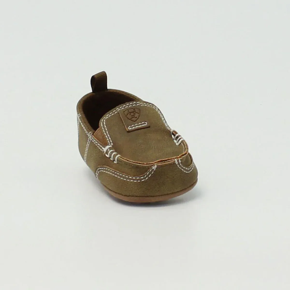 Ariat Infant Boy's Buckskin Lil' Stompers Shoes - Tan, Size: 0