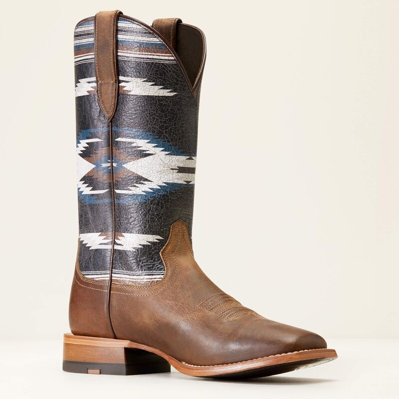 Ariat Men's Frontier Chimayo Western Boots - Natural Crunch