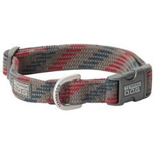 Weaver Large Snap N Go Collar-Bamboo - Multiple Colours, Color: Red/blue/grey