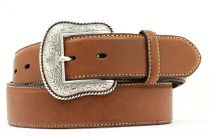 Nocona Mens Basic Western Belt - Chestnut, Size: 30