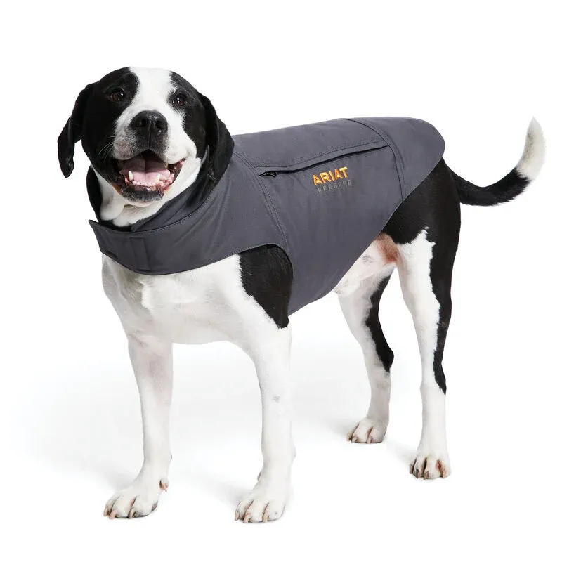 Ariat Rebar Duracanvas Dog Insulated Jacket Grey, Size: S