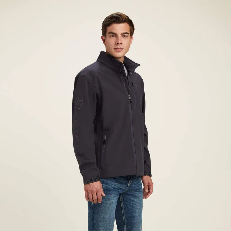 Ariat Men's Logo 2.0 Softshell Jacket - Phantom Black, Size: 2XL