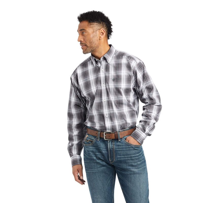 Ariat Mens Pro Wallace Classic LS Shirt White