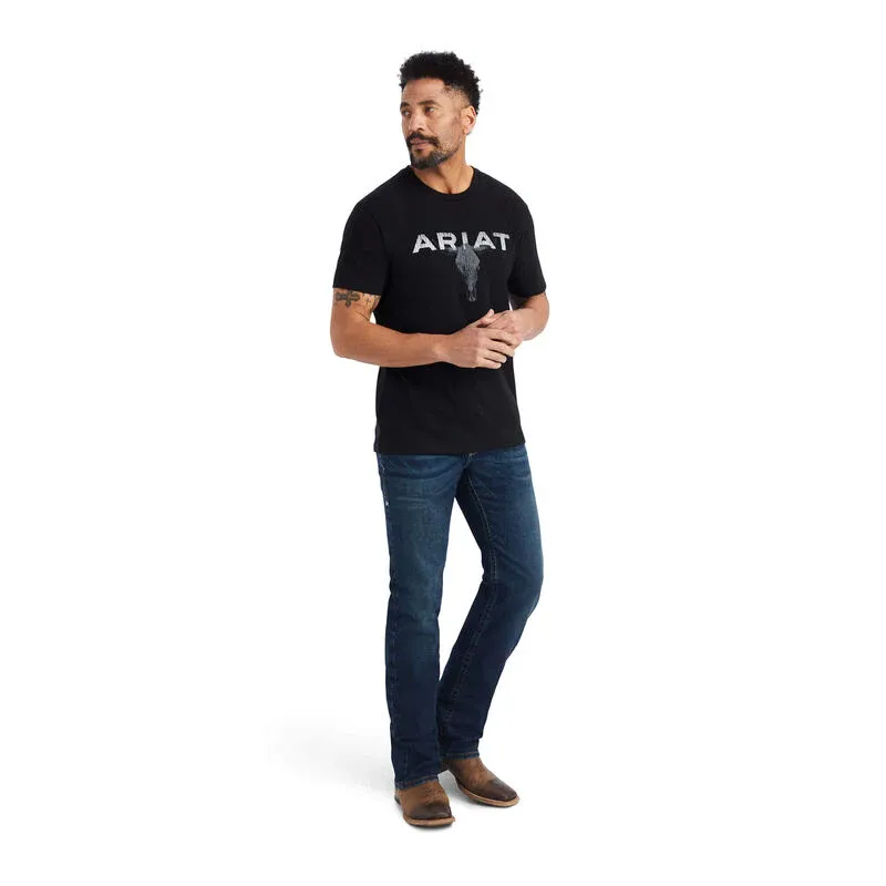 Ariat Mens Streak Skull SS T-Shirt