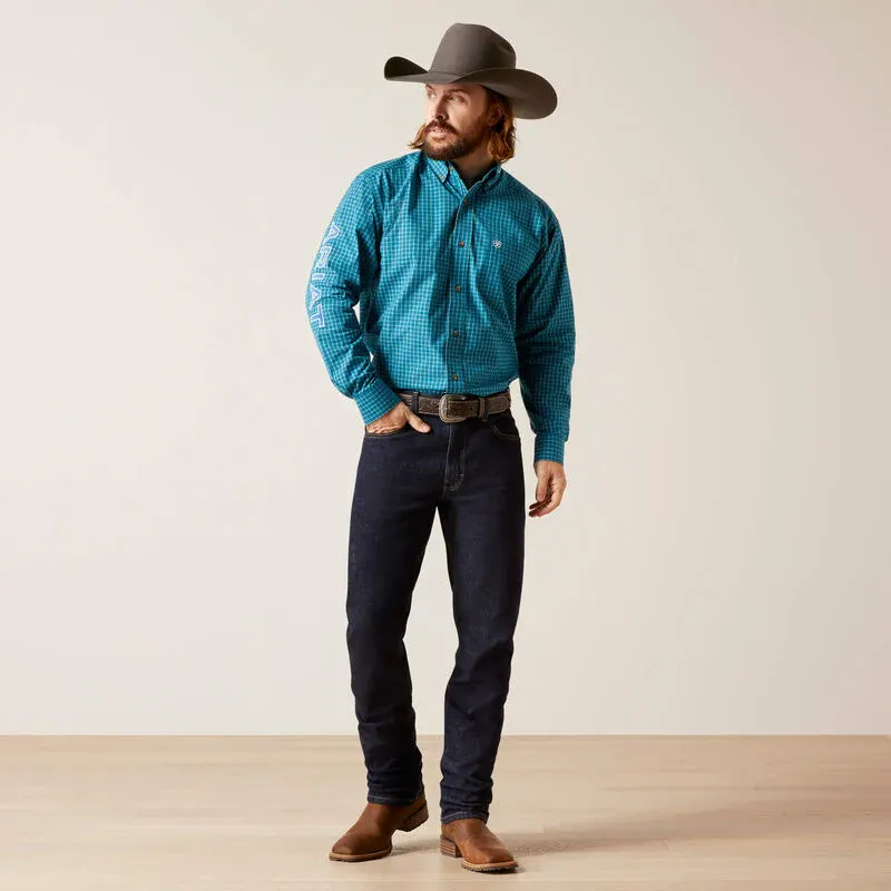 Ariat Men's Pro Series Team Wayland Classic Fit Shirt - Blue