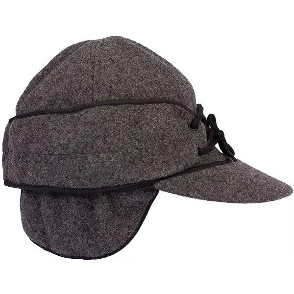 Wyoming Traders Mackenize Charcoal Wool Cap, Size: 6 7/8