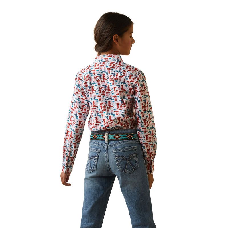 Ariat Girls Blazin' Boots Shirt - Blazin' Boots