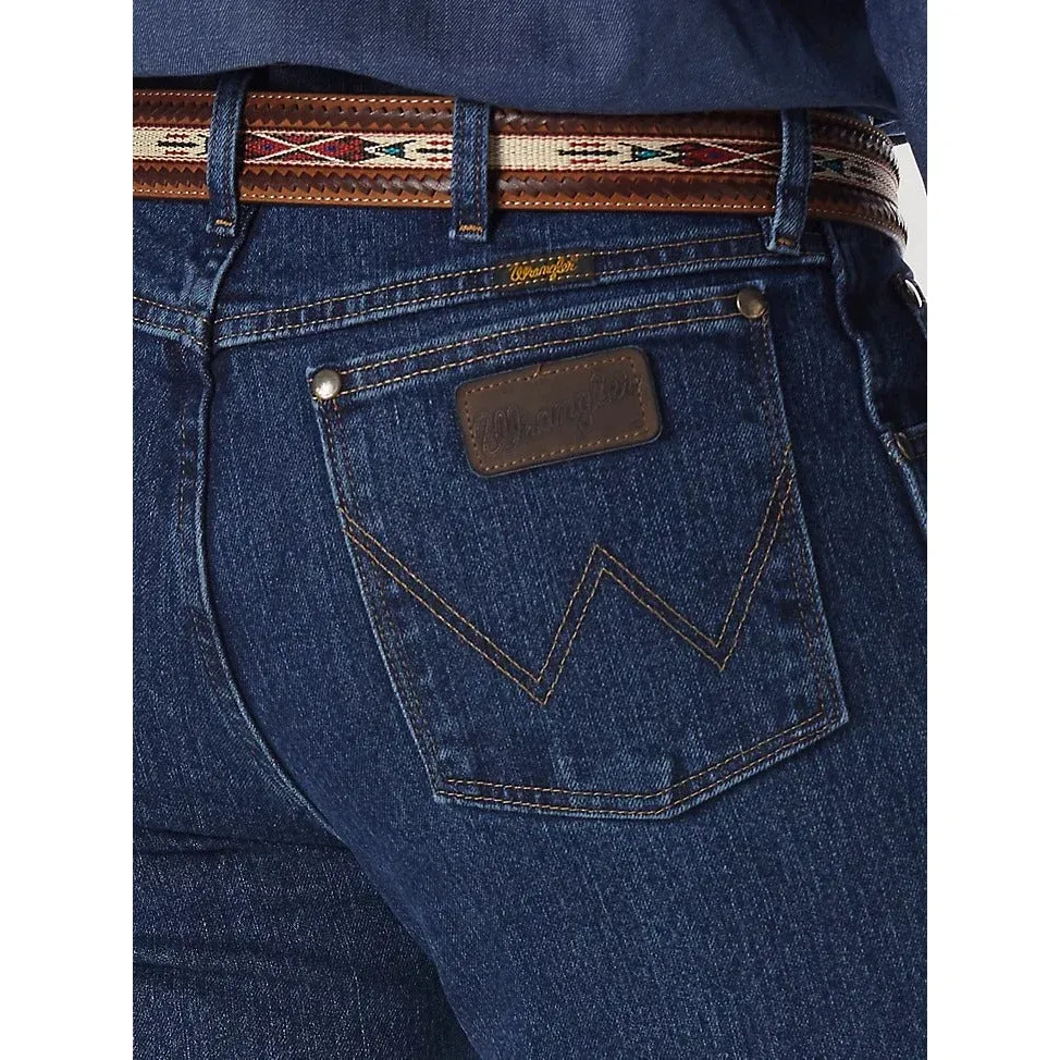 Wrangler Men's Premium Performance Advanced Comfort Cowboy Cut Regular Fit Jeans - Mid Stone, Length: 30, Waist: 30