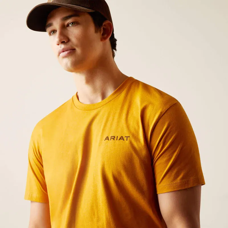 Ariat Men's Western Wire T-Shirt - Buckhorn Heather