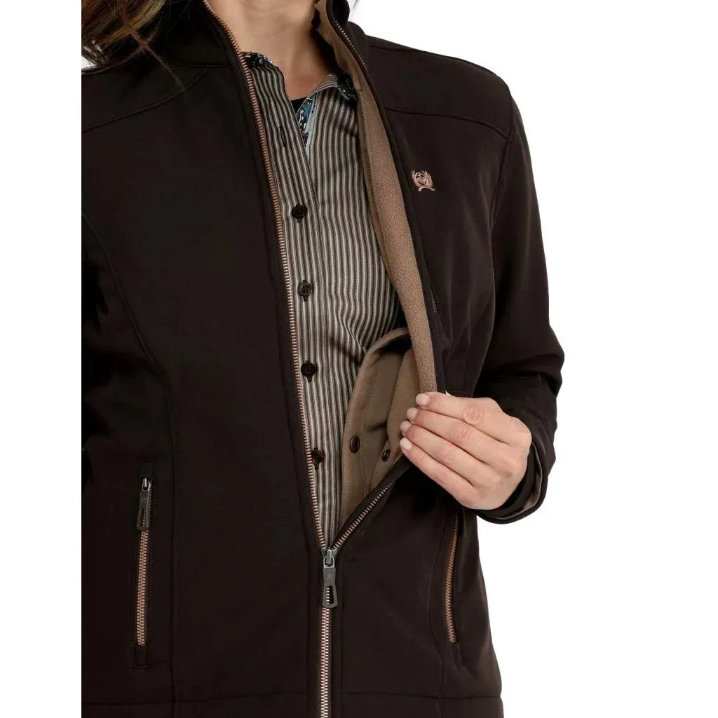 Cinch Women's Concealed Carry Bonded Jacket- Brown