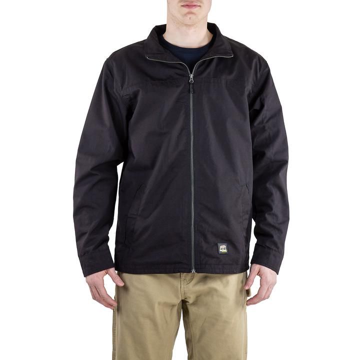 Berne Mens Ripstop Jacket Black