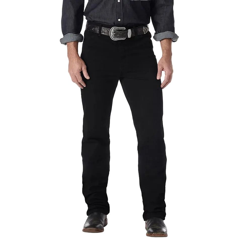 Wrangler Cowboy Cut Slim Fit Men's Jean - Shadow Black