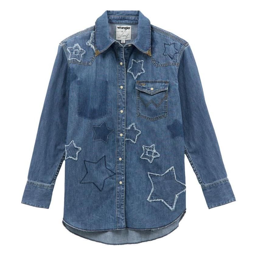 Wrangler Lainey Wilson Long Sleeve Stardust Shirt- Stardust
