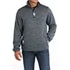 Cinch Men's Long Sleeve Pullover Sweater - Blue