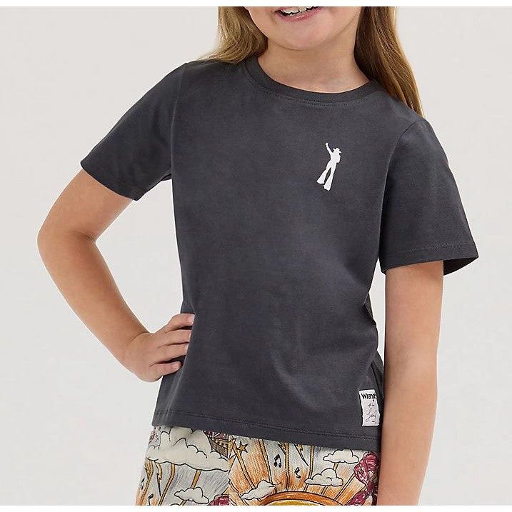 Wrangler Girl's Lainey Wilson With Love Tee Shirt- Phantom