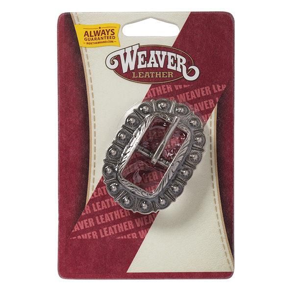 Weaver Scalloped Berry Buckle, 5/8" - Antique Nickel