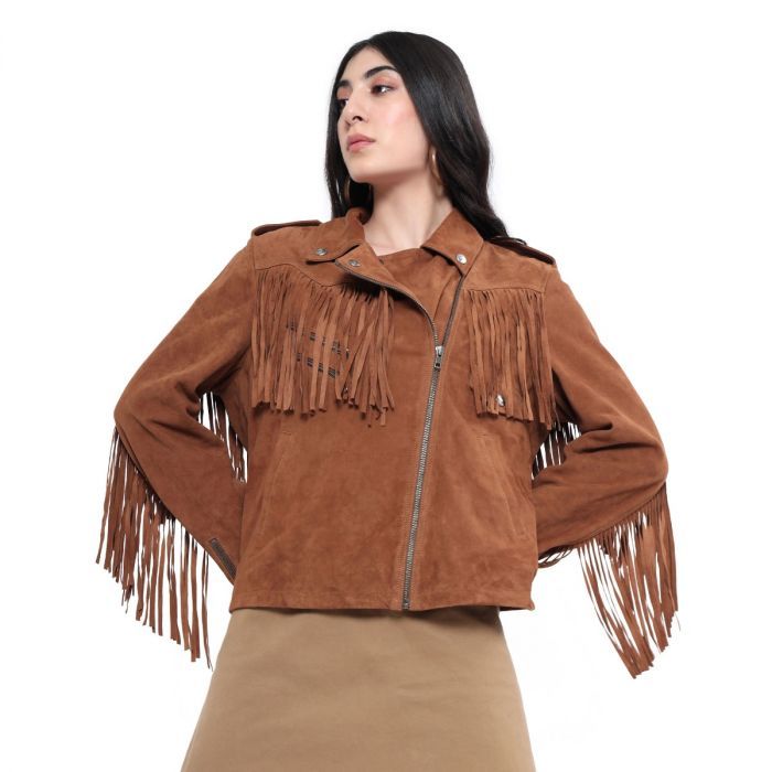 Myra Western Gig Leather Jacket