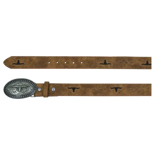 Arena Ace Boys Belt with Steerhead