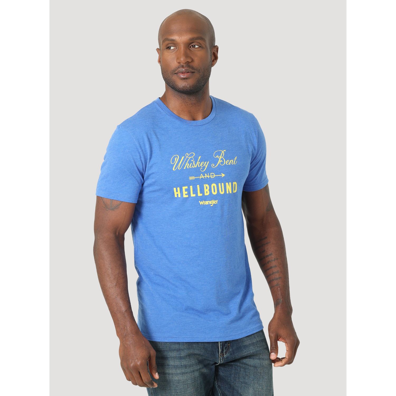 Wrangler Mens Graphic Tee Hell Bent
