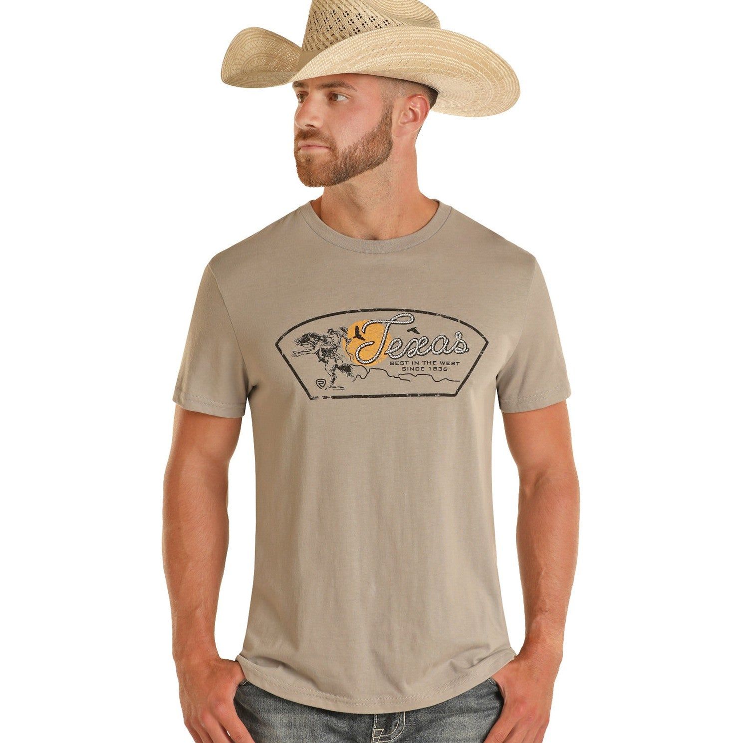 Rock &amp; Roll Unisex Graphic Tee - Grey