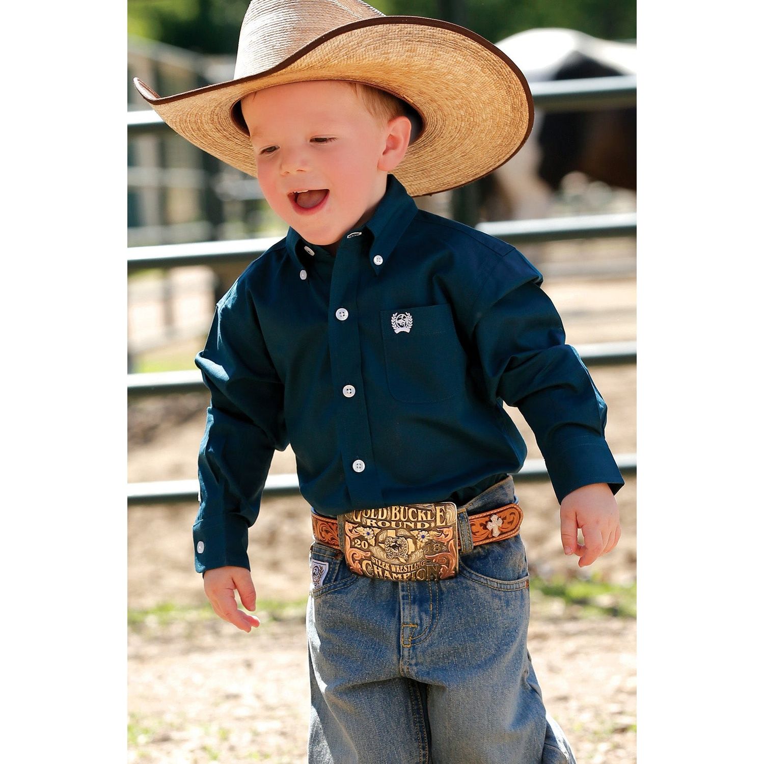 Cinch Boys LS Solid Shirt