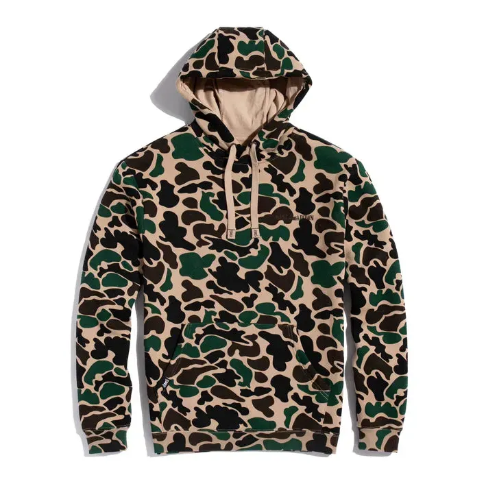 Baredown Unisex Long Sleeve Marsh King Hoodie- Camo