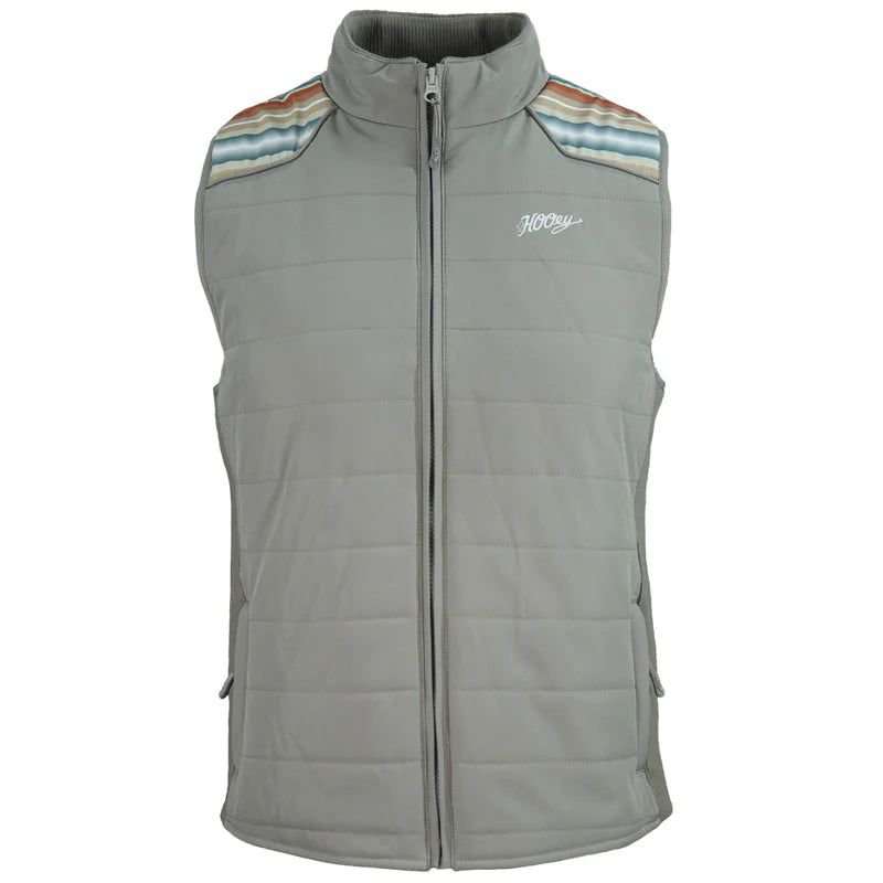 Hooey Women's Packable Vest - Grey/Serape