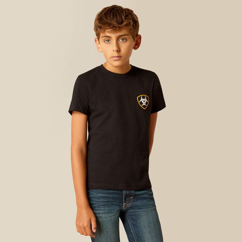 Ariat Boy's DMND Mountain T-Shirt - Black