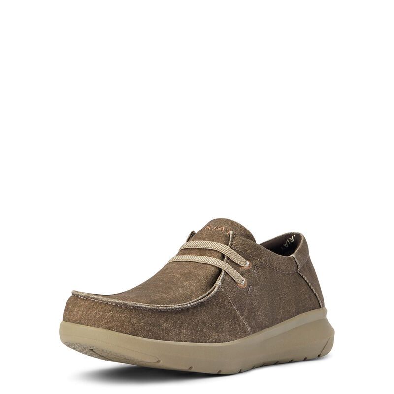 Ariat Mens Hilo Shoes - Brown Canvas