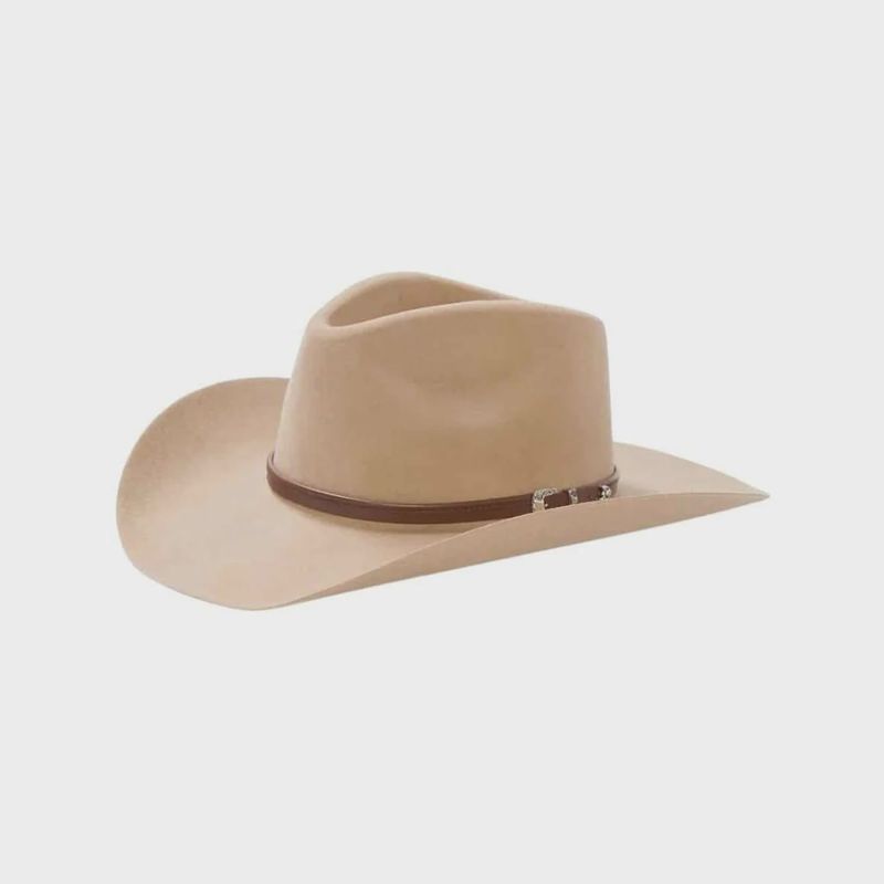 Stetson Seneca Western Hat-Silver sand
