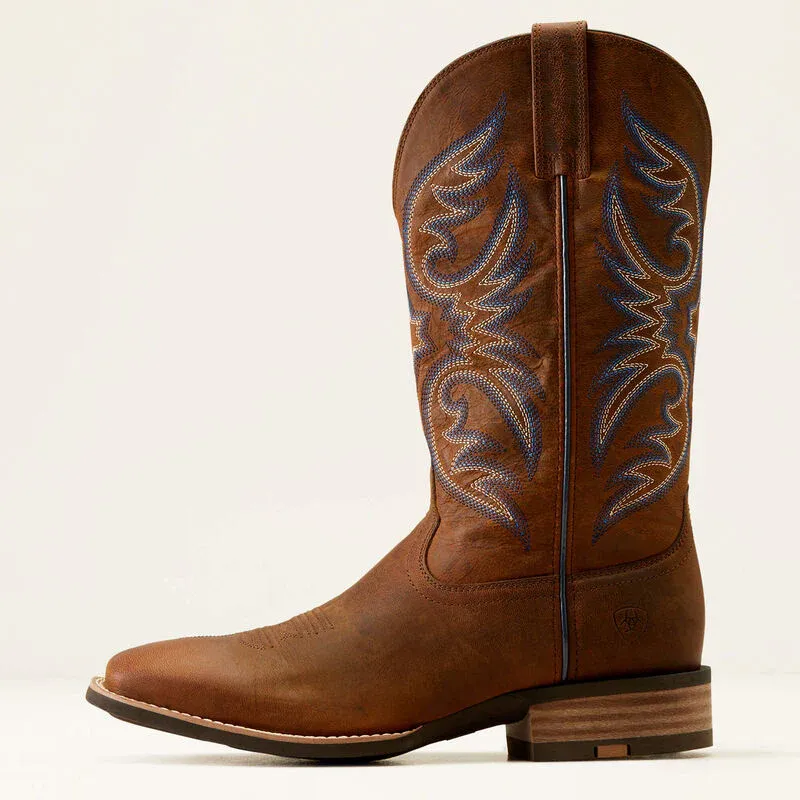 Ariat Men's Ricochet Cowboy Boots - Weathered Chestnut, Size: 7