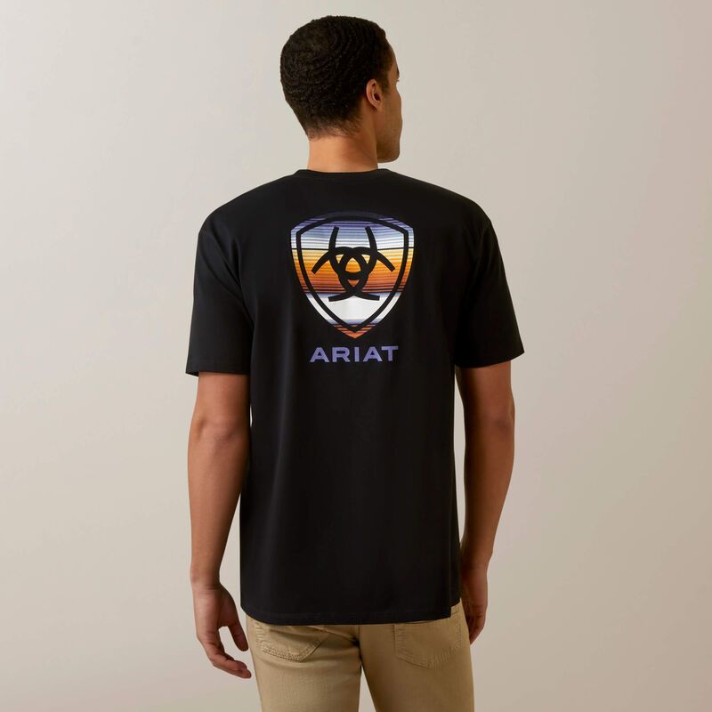 Ariat Men's Sunset Serape Shield T-Shirt - Black *FINAL SALE*