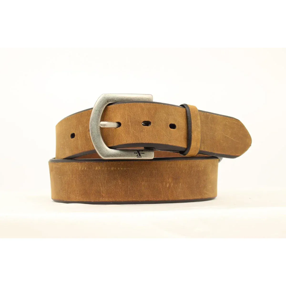 HD Men's Work Belt - Medium Brown Distressed, Size: 32