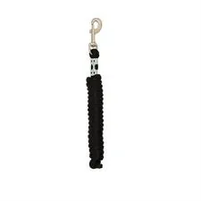 Weaver Alpaca Poly Lead Rope, 3/8" x 6', Color: Black