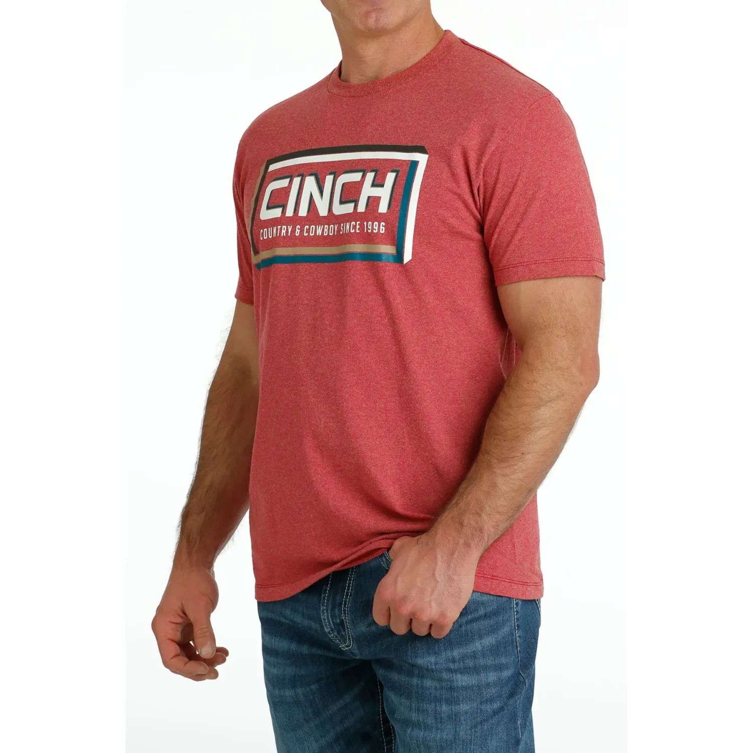 Cinch Men's SS Tee - Red