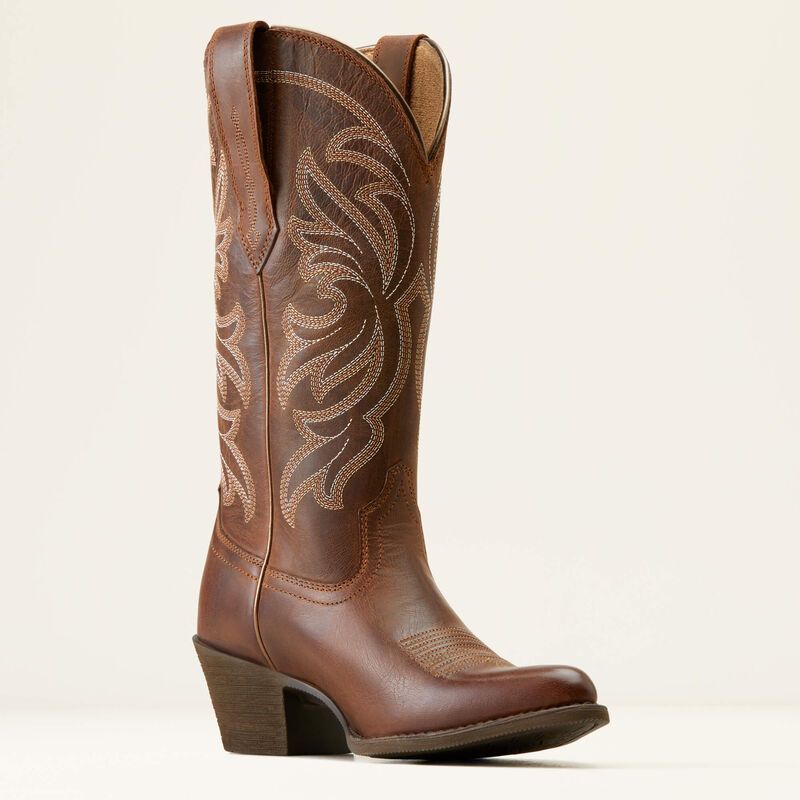 Ariat Women's Heritage J Toe Stretchfit Western Boots - Sassy Brown