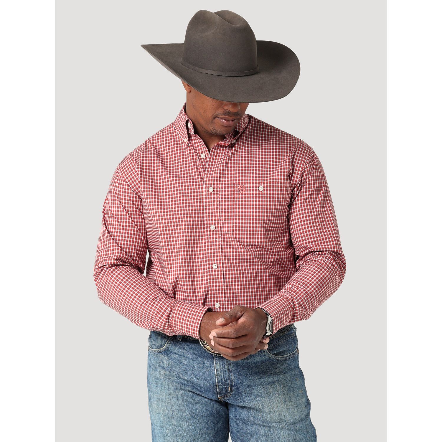 Wrangler Mens Westsern 1 Pocket GS LS Shirt *FINAL SALE*