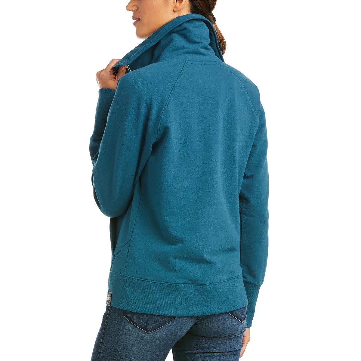 Ariat Womens Team Logo Full Zip Eurasian Teal *FINAL SALE*