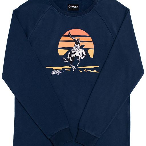 Hooey Womens Homey Pullover - Navy