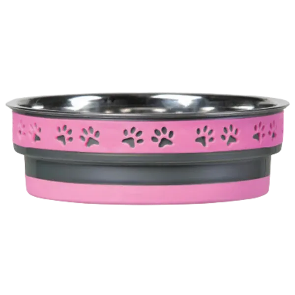 Loving Pets Corsa Bowl, Colour: Fiery Pink, Size: Small