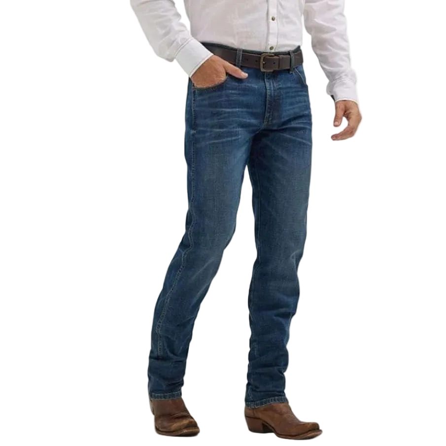Wrangler Men's Retro 88 Slim Straight Jeans - Dark Wash